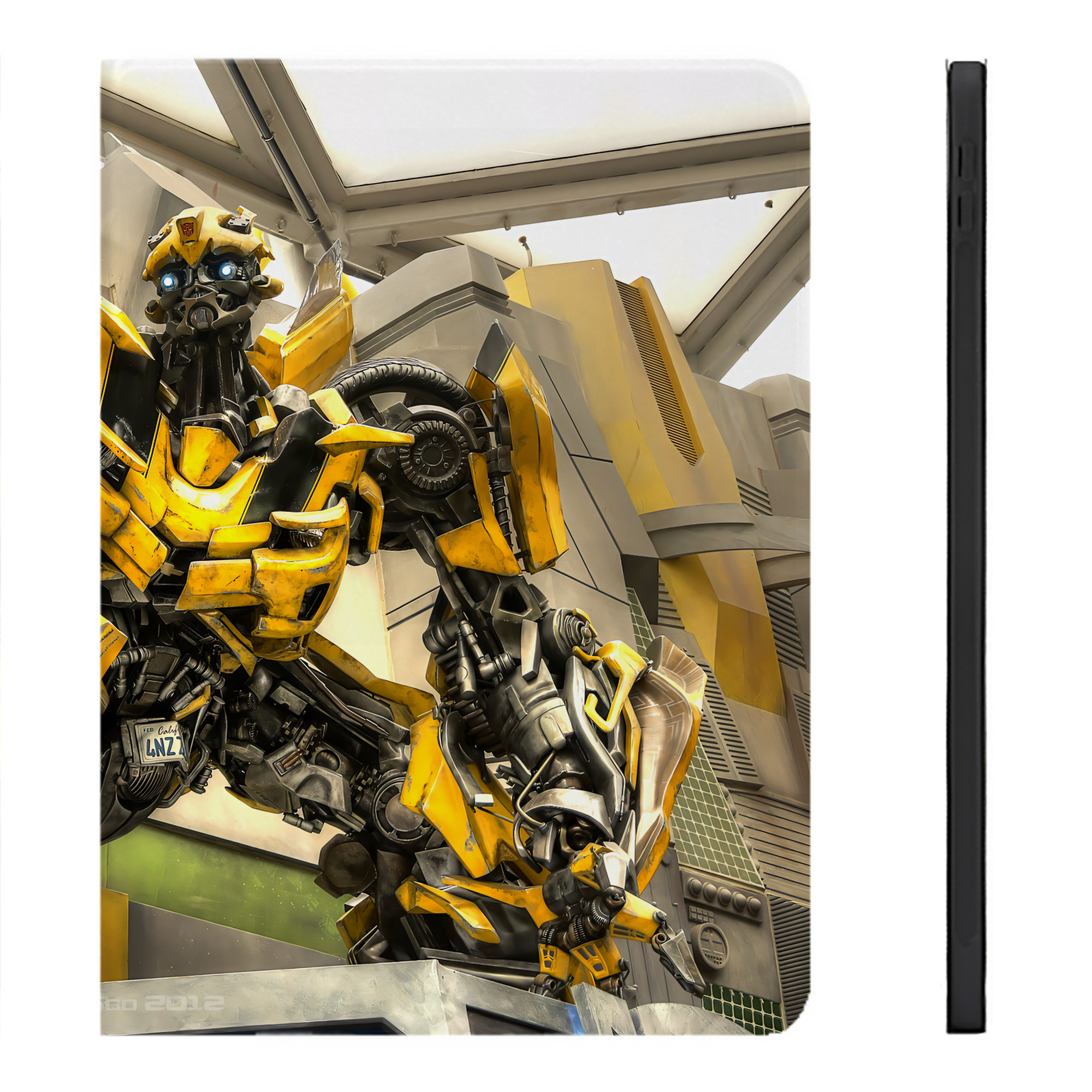 （画像用） Transformers トランスフォーマー IPadケース ペンホルダー付き ブックスタイルデザイン